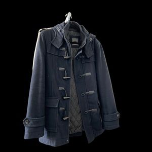 Zara mens navy dress coat
